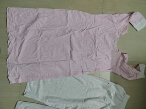 Pink Kurta with White plazo and dupptta