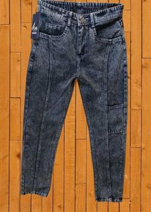 Acid Wash Mom fit Jeans size 30