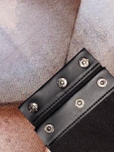 Black Lace-Up Corset Belt