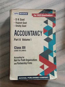 Accountancy Class XII Part A Volume 1