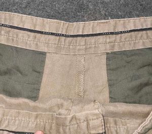 HUGO BOSS 'Relaxed Fit' Linen-Blend Chino Trousers