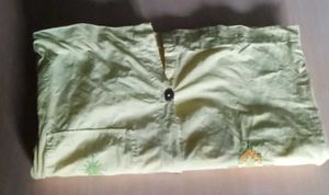 Yellow Embroidered Nehru Jacket