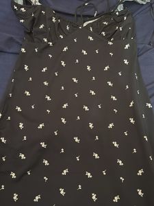 Cute Floral Print Mini Dress