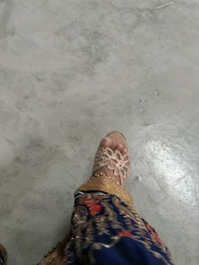 Sparkly Embellished Wedge Sandals