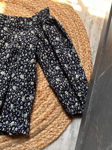 Floral Puff Sleeve Off-Shoulder Top