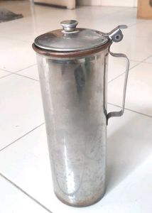 Vintage Stainless Steel Water Pitcher