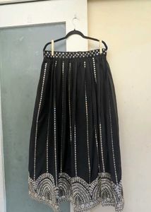 Elegant Black Embellished lehenga