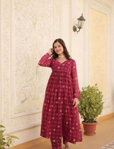 Vibrant Pink Bandhani Kurta Set