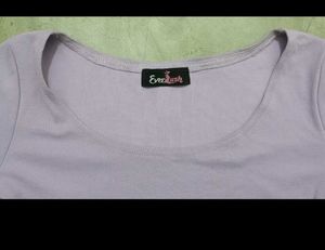 Lavender Cropped Long Sleeve Top