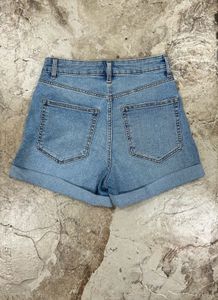 Light Wash Denim Shorts