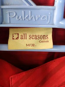 Medium Bright Red Kurta for Women
