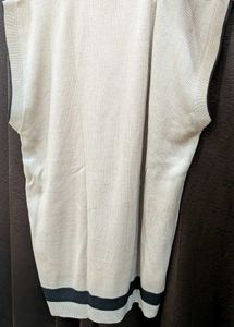 Men's Striped V-Neck Sweater Vest