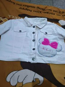 white denim jacket