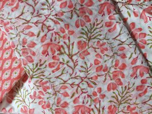 Chic Floral Print Kurta Set with Dupatta(unstitche