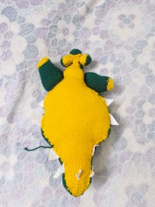 Knitted Crocodille Toy