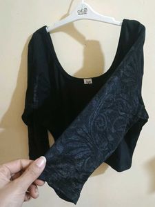 Elegant Black Long Sleeve Top