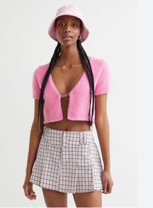 H&amp;M Pink Pluffy Cardigan