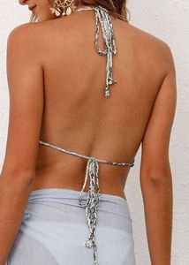 Boho Crochet Bikini Top with Shells