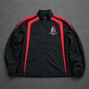 Vintage Black & Red Track Jacket
