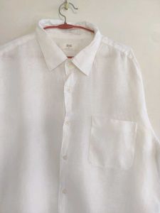 Classic White Linen Shirt
