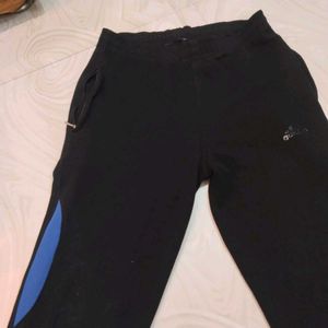 Adidas Black &amp; Blue Track Pants