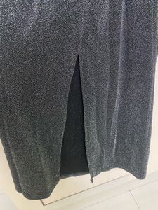 Sparkly Grey Maxi Dress