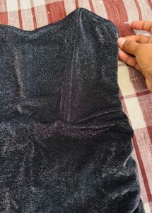 Savana Sparkly Ruched Mini Dress
