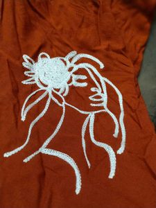 Stylish Women's Orange Kurta Set
