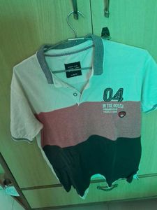 Men's Colorblock Polo T-Shirt