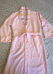 Cozy pink Bathrobe- Cute &amp; Comfy