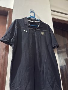 Puma Ferrari Zip Polo T-Shirt