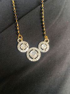 Pack Of 3 Items  American Diamond Mangalsutra