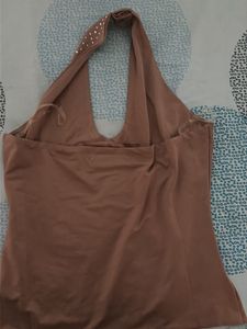 Sparkling Halter Neck Top