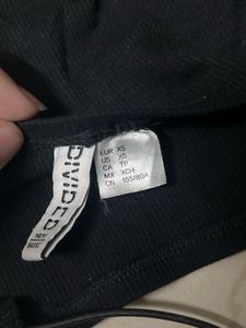 H&amp;M Sleek Black Spaghetti Strap Top size XS