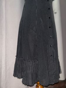 Chic Polka Dot Button-Up Blouse
