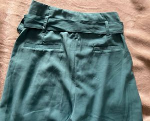 high waisted trapered trouser