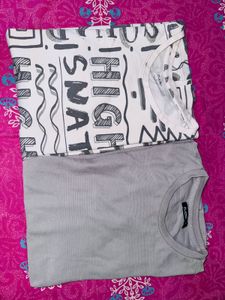 3 Men's Graphic & Plain T-Shirts