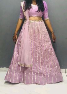 Beautiful Lavender Lehenga Choli
