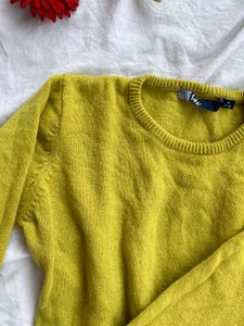 Green Knit Pullover