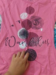 Cute Pink Graphic T-Shirt