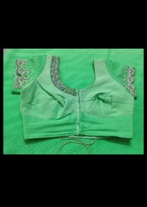 Stunning Ombre Green Embellished Saree