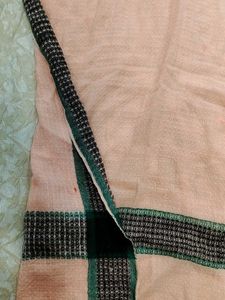Light Pink Dupatta shawp with Border