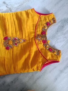 Beautiful Yellow &amp; Pink Lehenga Choli