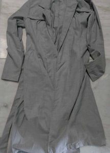 Chic Grey Trench Coat size S