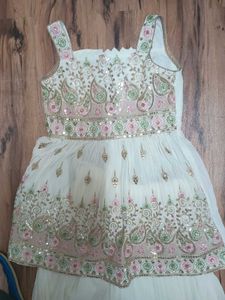 Embroidered Kurta Set with Palazzo