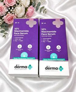Pack of 2 The Derma Co 10% Niacinamide Serum with