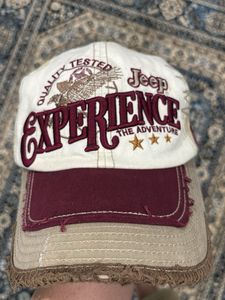 Vintage authentic jeep cap mint