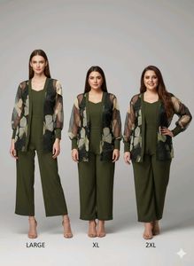 Stylish Olive Green Co-ord Set