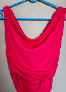 Stunning Ruched Pink Dress