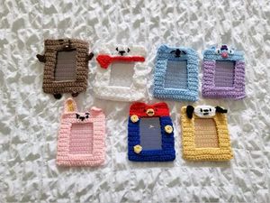 one Crochet Animal Photo Frames